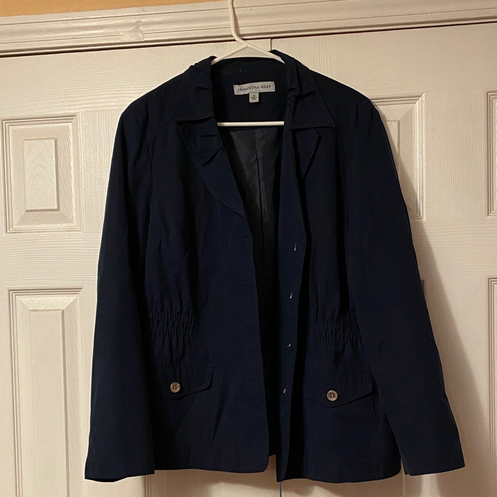 Samantha Grey Women's Classic Navy Jacket